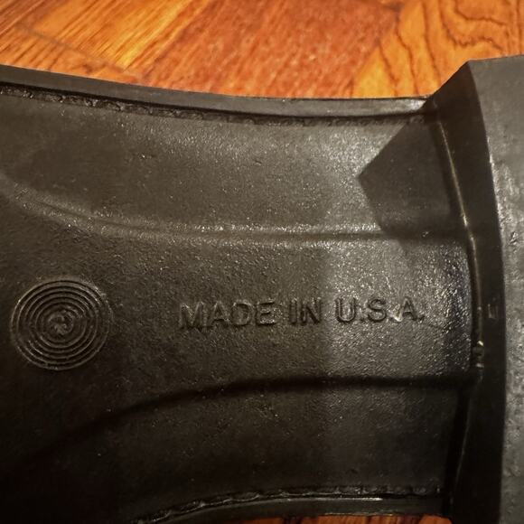 Vintage Arnold Palmer Men's 8 M Eaton Golf Shoe Brown with Kiltie w/ Spikes USA - Picture 12 of 16